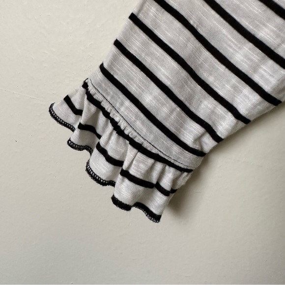 Striped Ruffle Long Sleeve - Picture 3 of 3
